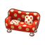 Furniture Polka-Dot Sofa