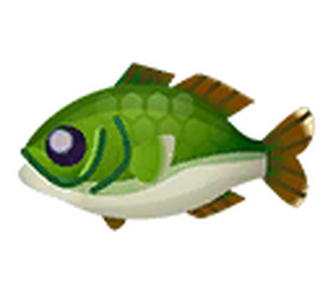 Black bass sales animal crossing