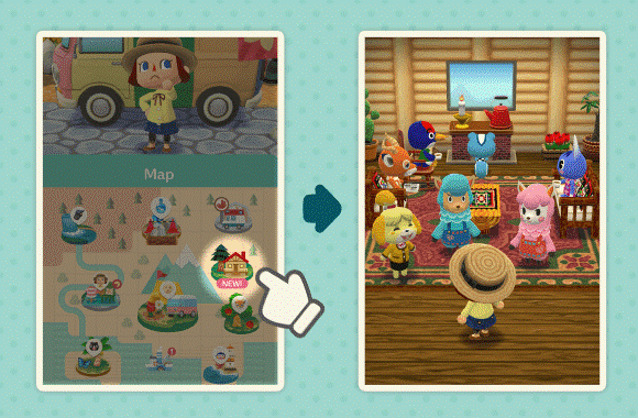 Animal crossing pocket camp kk slider chair top