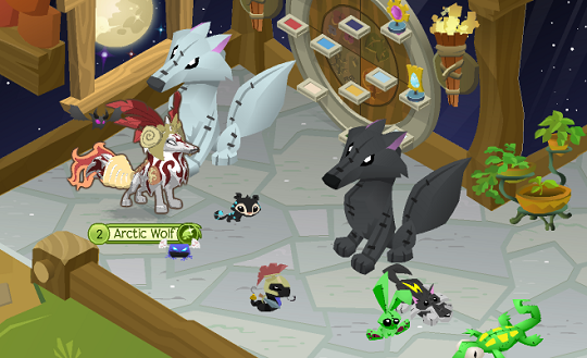 Giant Arctic Wolf Plushies Animaljam Archives Wikia Fandom