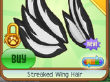 Streaked Wing Hair