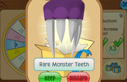 Daily-Spin-Gift Rare-Monster-Teeth