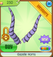 Gazelle Horns purple