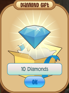 Receiving Diamonds from a 3-month Membership