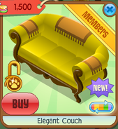 Elegant Couch yellow