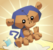 The original appearance of the Monkey Plushie.