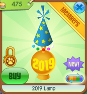 2019 Lamp off