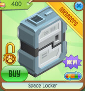 Shop Space-Locker Black