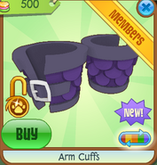 Arm Cuffs purple