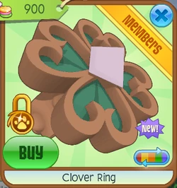 Clover Ring | Animal Jam Classic Wiki | Fandom