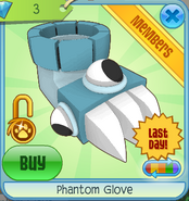 Diamond-Shop Phantom-Glove cyan