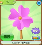 Clover Pinwheel pink