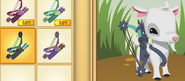 The "Neon" Bow And Arrows appears as the wrong color