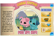 The Pig's release was officially advertised in Jamaa Journal Vol. 174