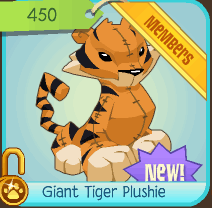 Giant Tiger Plushie | Animal Jam Wiki 