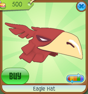 Museum-Shop Eagle-Hat Red