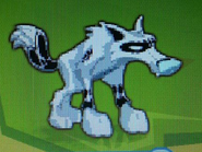 A Wolf using the pattern in-game