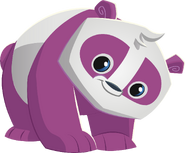 Purple panda