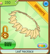 Shop Leaf-Necklace Yellow