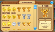 An example of the updated Achievements screen