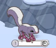 Heart antlers skunk glitch