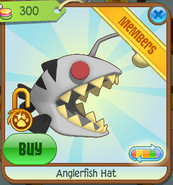 Anglerfish Hat white