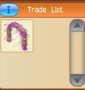 The item shown on a Jammer's trade list