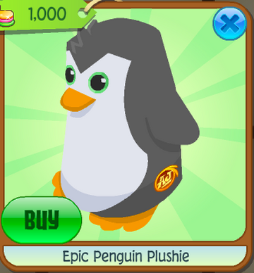 Epic Penguin Plushie Animal Jam Classic Wiki Fandom