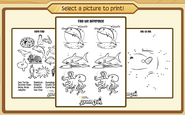 The Print and Play menu in TIerney's Aquarium.