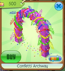 Confettiarchwaynothing