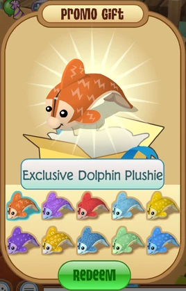 Exclusive dolphin plushie 1