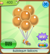 Candy-Shop Bubblegum-Balloons Orange