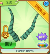 Gazelle Horns green