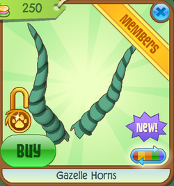 Gazelle Horns | Animal Jam Classic Wiki | Fandom