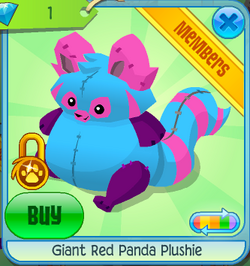 Red panda plushie aj discount