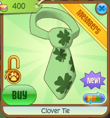 Clover Tie | Animal Jam Classic Wiki | Fandom
