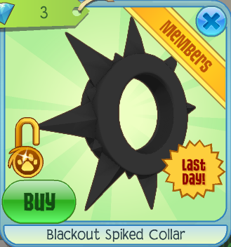 Blackout Spiked Collar | Animal Jam Classic Wiki | Fandom Blackout Spiked Collar | Animal Jam Classic Wiki | Fandom