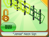 "Jamaa" Neon Sign