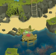 The entrance from the Adventure Base Camp.