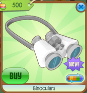 Binoculars white