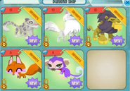 Pets originally appeared next to Animals in the Diamond Shop.