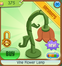 Animal Jam Vine Lamp