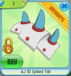Aj 10 Spiked Tail Animal Jam Classic Wiki Fandom
