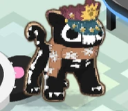 When you wear a Skeleton Suit on a Cougar, it gives it an outline in the main color of the Cougar