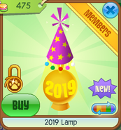 2019 Lamp pink