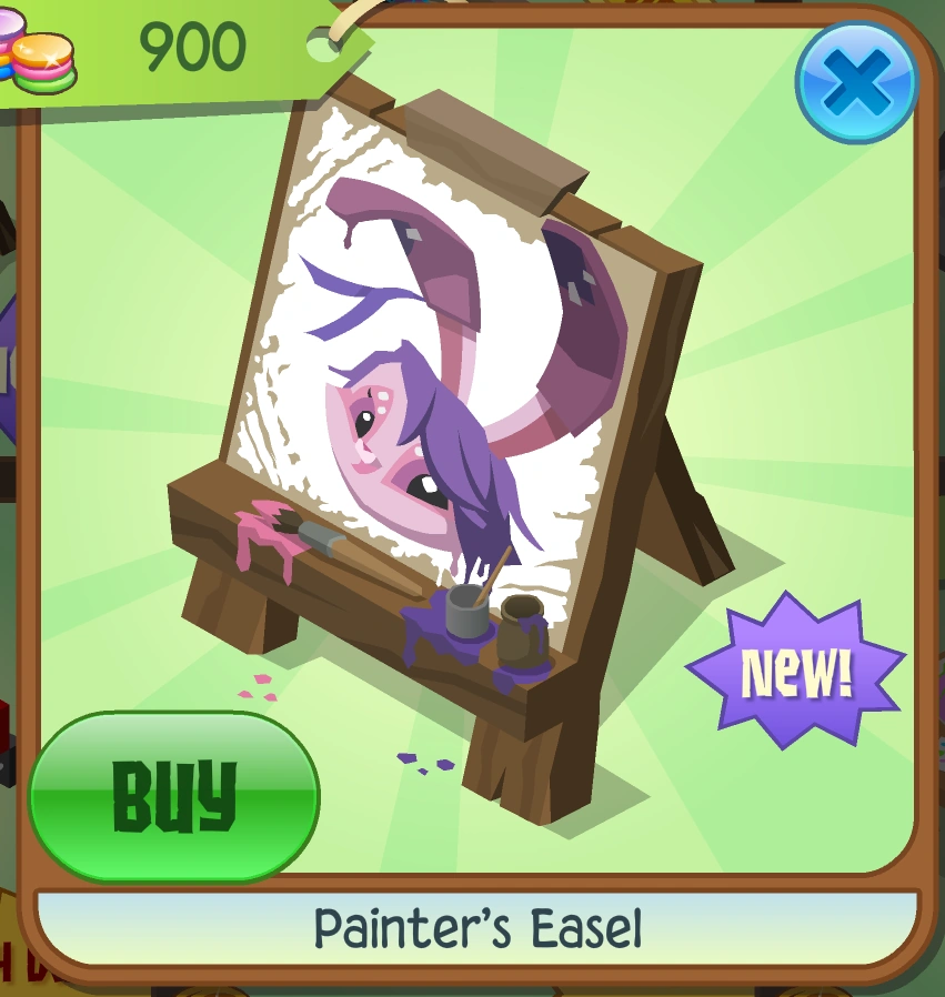Painter's Easel (2021) Animal Jam Classic Wiki Fandom
