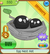 Egg Nest Hat black