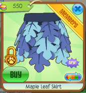 Maple leaf skirt5