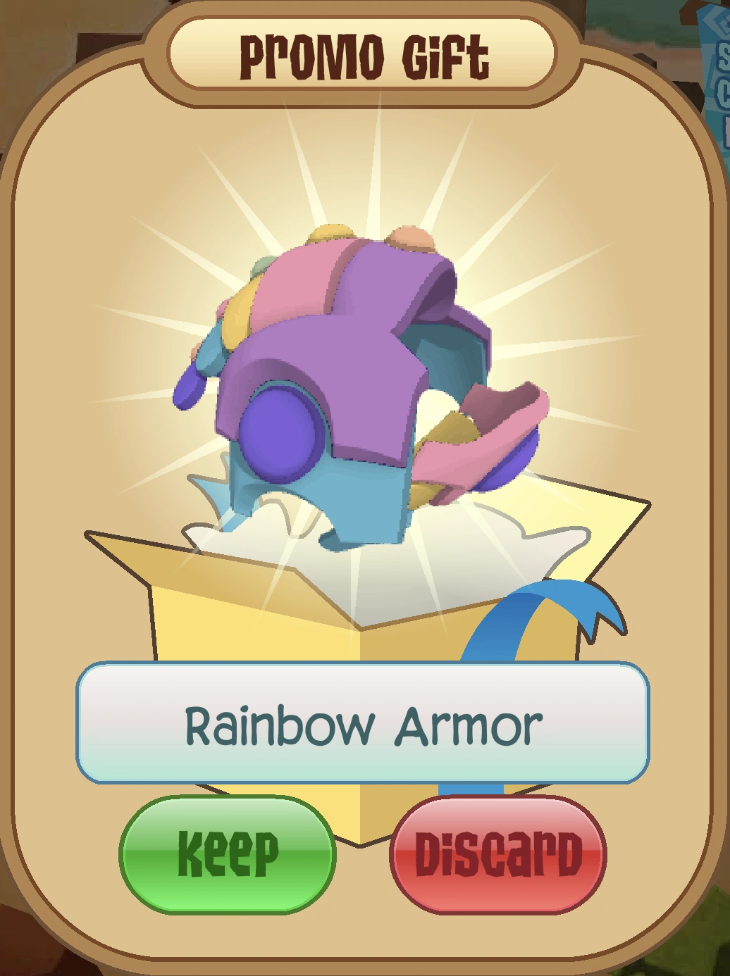 Rainbow Armor (Promo) Animal Jam Classic Wiki Fandom