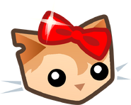 The Pet Stop icon, depicting a Pet Kitty wearing what looks like a pet-sized Sparkly Head Bow.